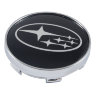 Колпачок на диски Subaru 60|56|9 черный-хром