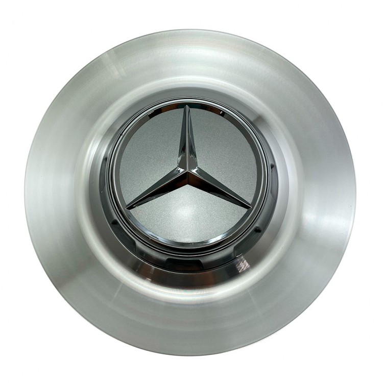 Колпачок на диски МЕРСЕДЕС AMG 146 мм A2224002800 резьба металл и пластик стальной