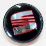 Заглушка литого диска SEAT 68/65/12 черный 
