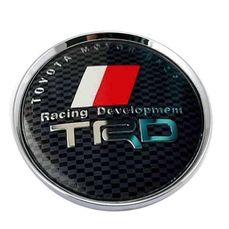 Колпачок ступицы Toyota TRD 63/58/8 карбон/черный