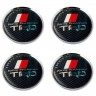 Колпачок ступицы Toyota TRD 63/58/8 карбон/черный