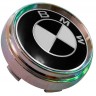 Заглушка ступицы BMW 66/62/9 черный/хром
