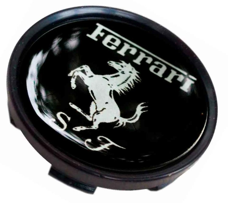 Колпачок ступицы Ferrari 54/49/10 черный 