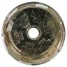 Колпачок на диски Peugeot 69/65/10 черный-хром конус   