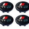 Колпачок на литые диски  Toyota TRD 58/50/11 карбон/черный