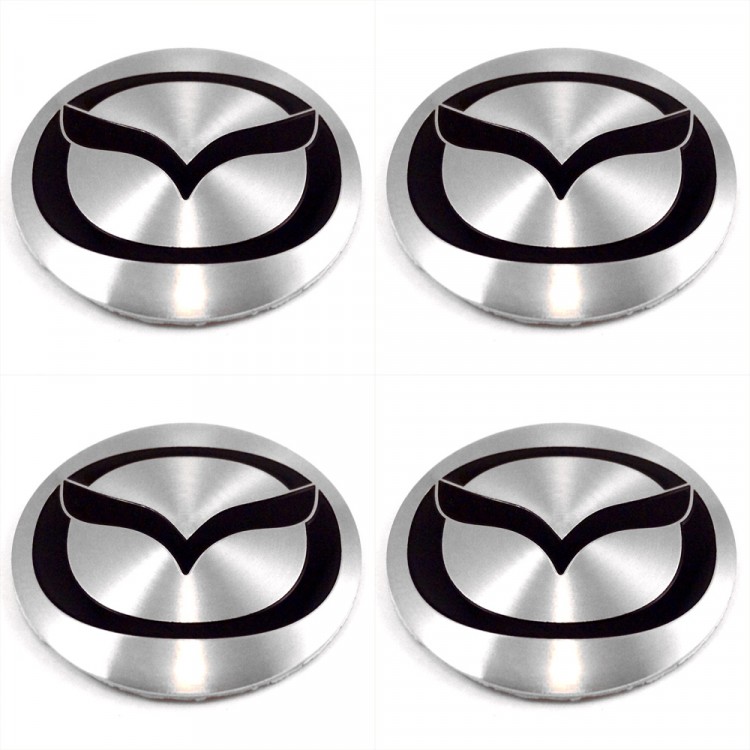 Наклейки на диски Mazda steel сфера 60 мм 
