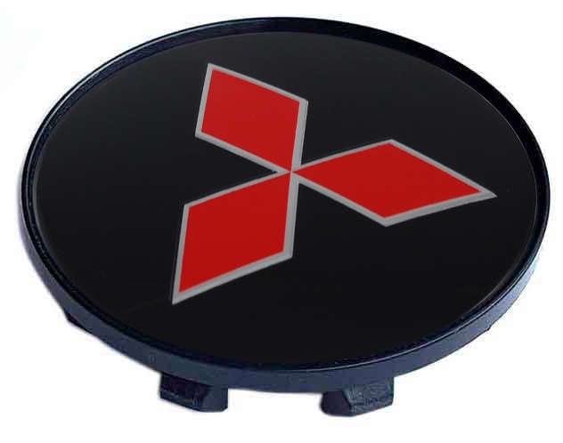 Колпачок на литые диски Mitsubishi 58/50/11 черный 