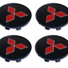 Колпачок на литые диски Mitsubishi 58/50/11 черный 