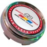 Заглушка ступицы Honda Mugen Power 66/62/9 хром