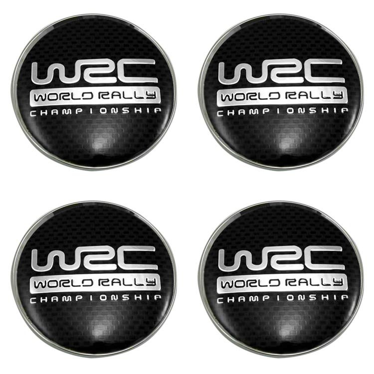 Заглушка литого диска со стикером WRC (63/58/8) black