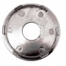 Заглушка литого диска со стикером Vossen (64/60/6) хром+красный 