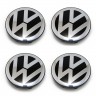 Колпачок на диски Volkswagen 68/62.5/10 черный и хром
