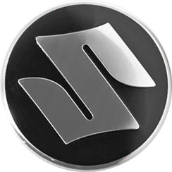 Вставка в диски КиК Рапид с логотипом Suzuki 63/55/6 черная