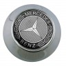 Колпачок на диски Mercedes 64/60/6 хромированный конус