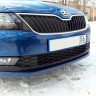 Рамка на номера автомобиля силиконовая синяя