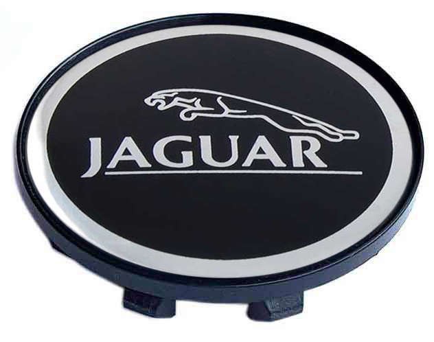 Колпачок на литые диски Jaguar 58/50/11 черный