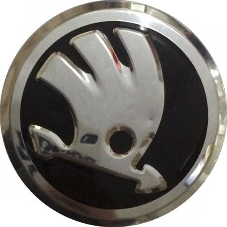 Колпачок на диски Skoda 68/57/12 хромированный 