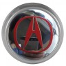 Колпачки на диски ВСМПО со стикером Acura 74/70/9 хром красный 