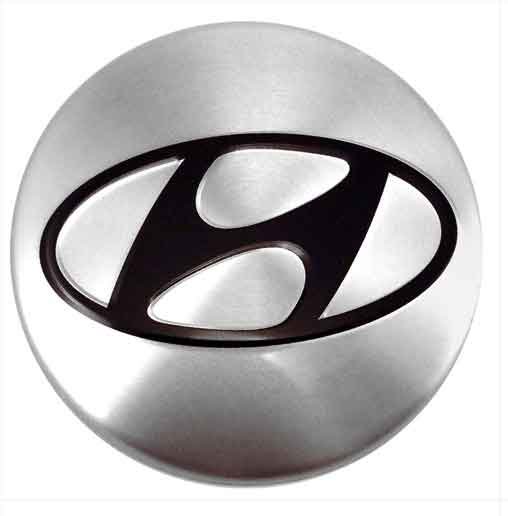 Колпачок ступицы Hyundai (60/54/12) стальной стикер