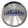 Заглушки для диска со стикером Jaguar (64/60/6) хром 