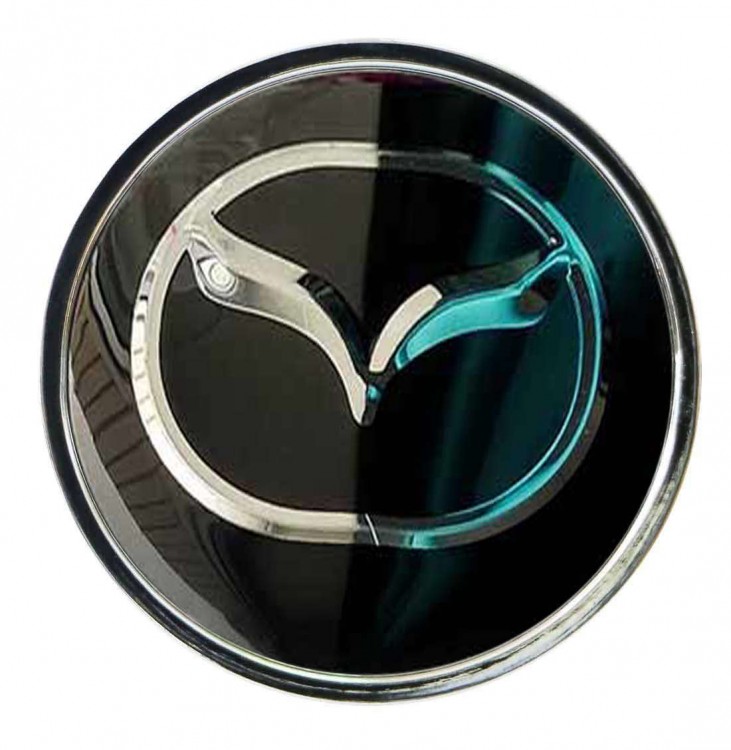 Колпачок ступицы Mazda (63/59/7) черный 