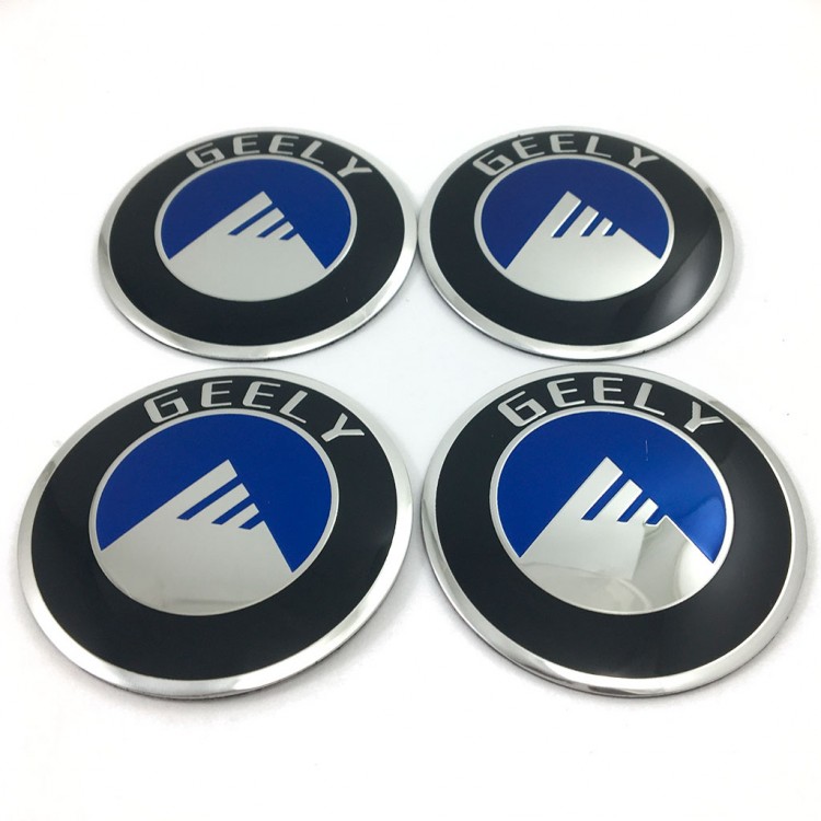 Наклейки на диски Geely 60 мм сфера 