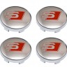 Колпачок на диски Audi S-line 61/56/10 4M0-601-170-JG3 хром 