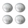 Наклейки на диски Peugeot silver линза 65 мм 