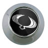 Заглушка на диски SSangYong 65/60/6 черный-хром конус 