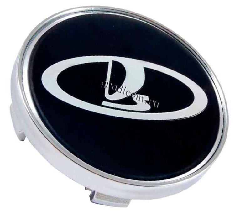 Колпачок ступицы Lada (60/56/9) black hrom