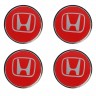 Колпачок ступицы Honda (63/59/7) красный 