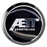 Заглушки для диска со стикером Volkswagen ABT Sportsline (64/60/6) черный
