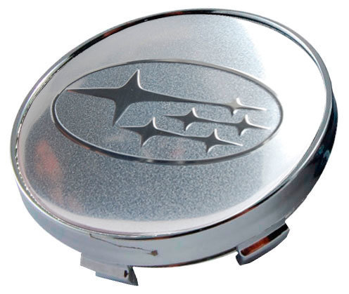 Колпачок на диски Subaru 60/56/9 серебро-хром  