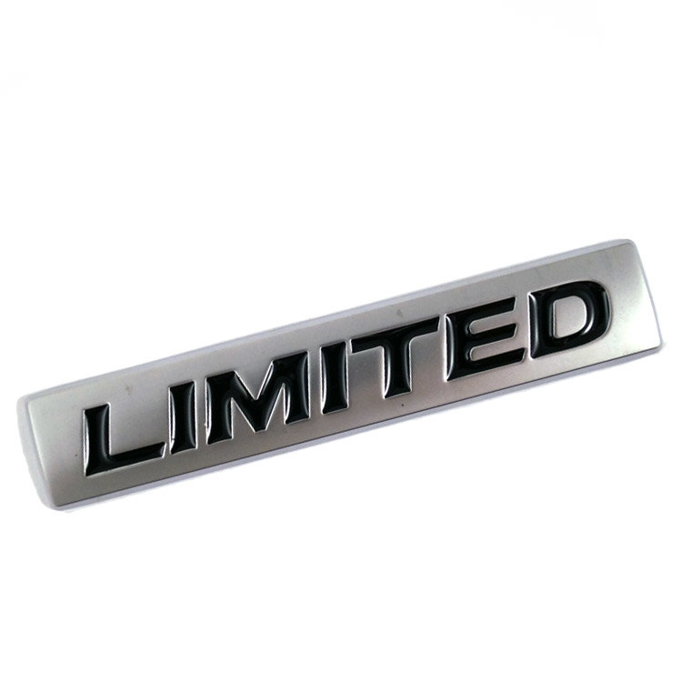 Металлический 3D значок Limited 10,5*1,9 см