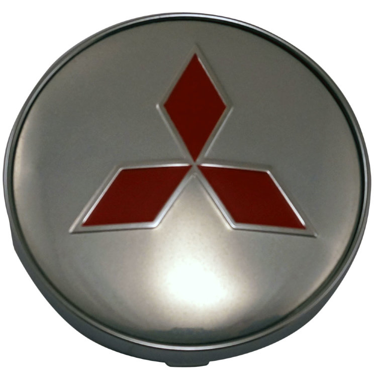 Хромированные колпачки на диски Mitsubishi 60/56/9 