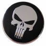 Колпачок на диски Replica d55 59/55/12 Череп black стикер