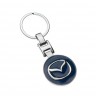 Брелок Mazda  металл хром с голубым
