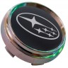 Заглушка ступицы Subaru 66/62/9 хром черный 