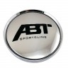 Колпачок ступицы Volkswagen ABT Sportsline 63/58/8 хром 