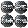 Колпачок на диски OZ Racing 55/52/4 черный карбон