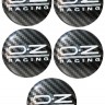 Колпачок на диски OZ Racing 55/52/4 черный карбон