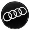 Колпачок ступицы Audi 50/42/15 black 