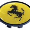 Колпачок на литые диски Ferrari 58/50/11 желтый/черный