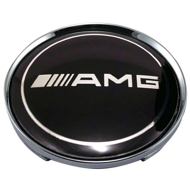 Колпачки на диски Mercedes Amg 65/60/12 черный 