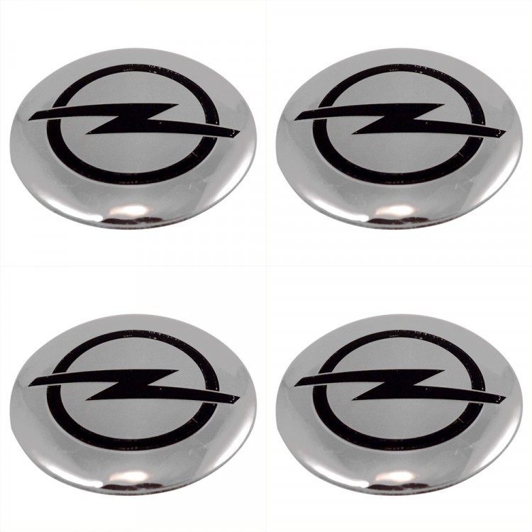 Наклейки на диски Opel steel сфера 56 мм 