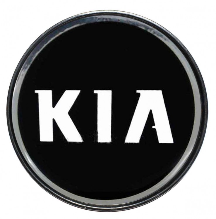 Колпачок центральный KIA 60/55.5/8 черный 