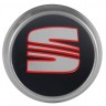 Колпачки на диски ВСМПО со стикером Seat 74/70/9 хром 