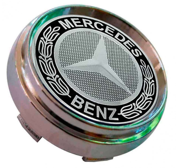 Заглушка ступицы Mercedes Benz 66/62/9 хром