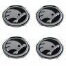 Колпачки на диски Skoda 65/60/12 черный 