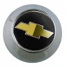 Колпачок на диски Chevrolet 64/60/6 хромированный конус